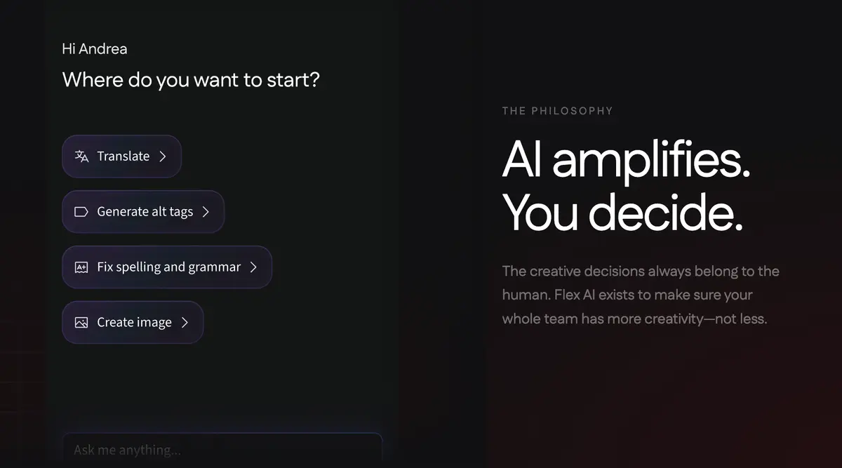 AI amplifies you decide