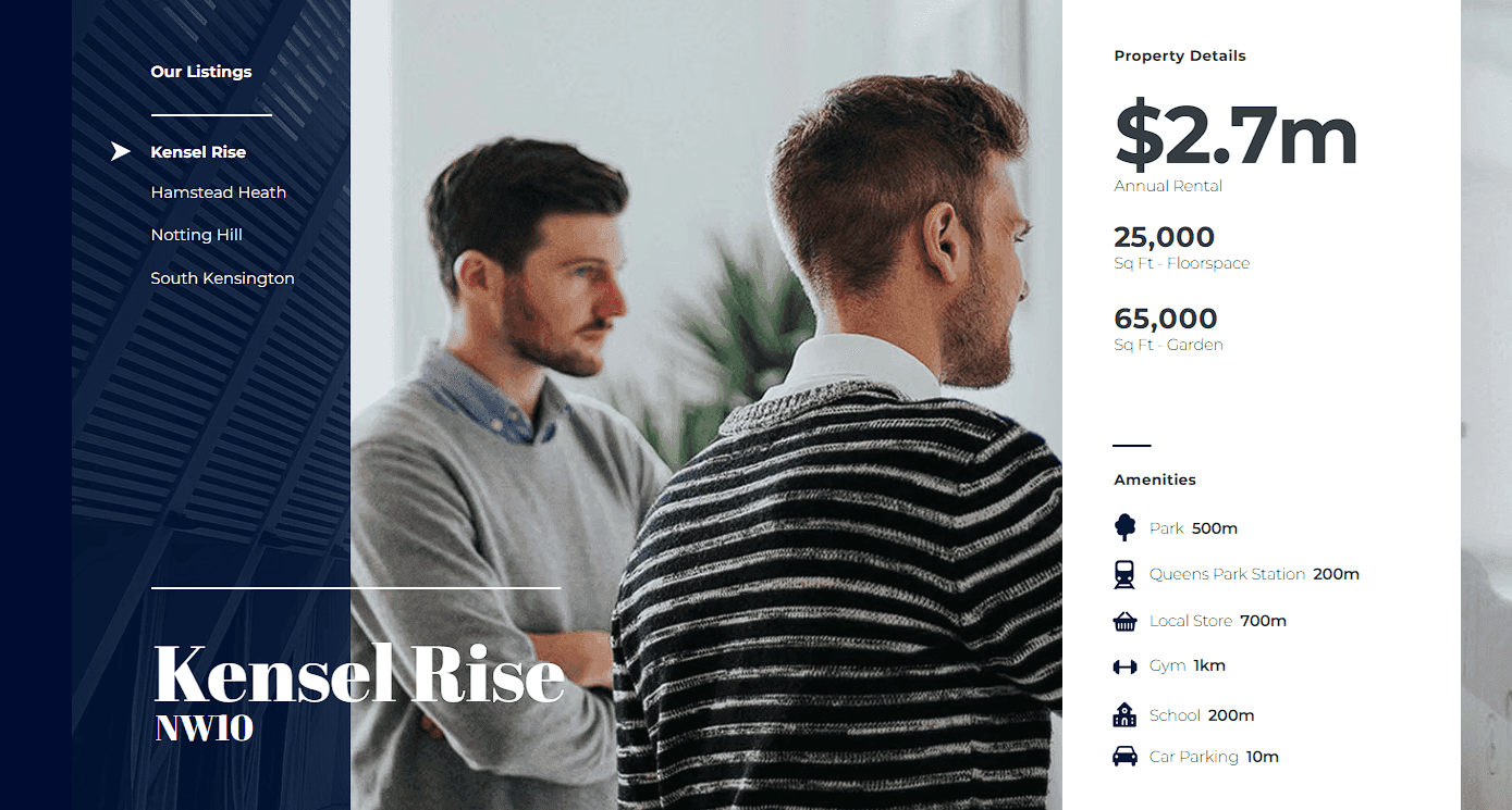 Example design of catalog by Ceros