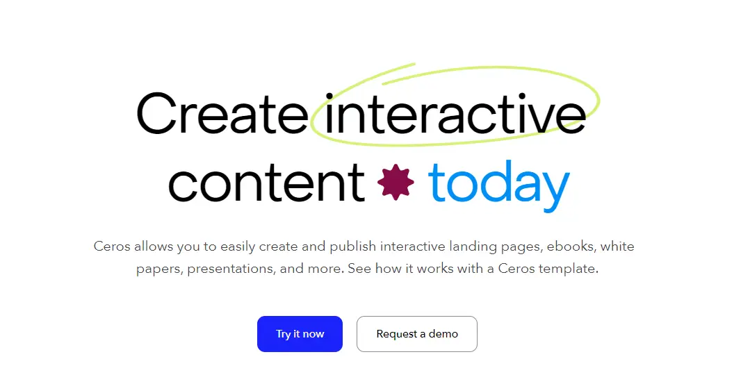 Create interactive content today