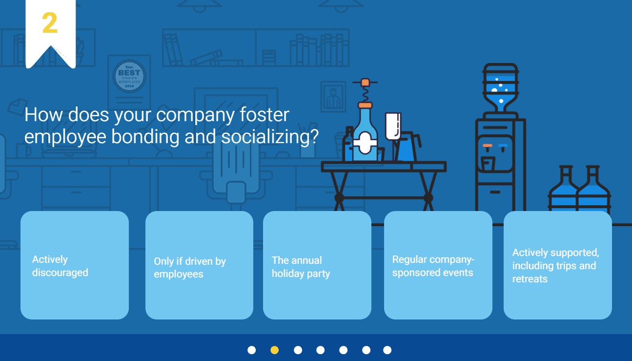 How does your company foster employee bonding and socializing