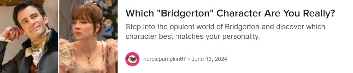 Bridgeton characters